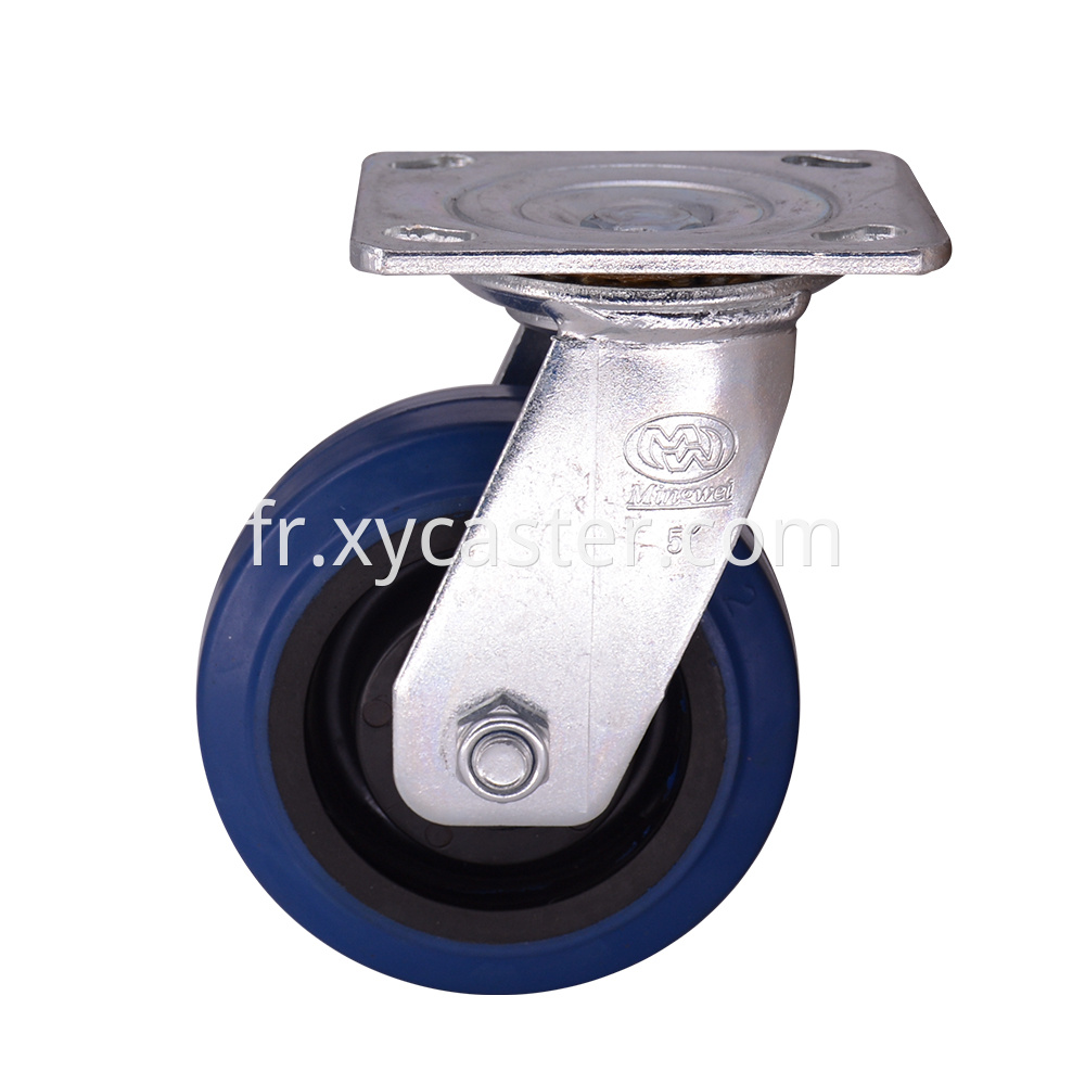 5 Inch Rubber Swivel Caster Wheel